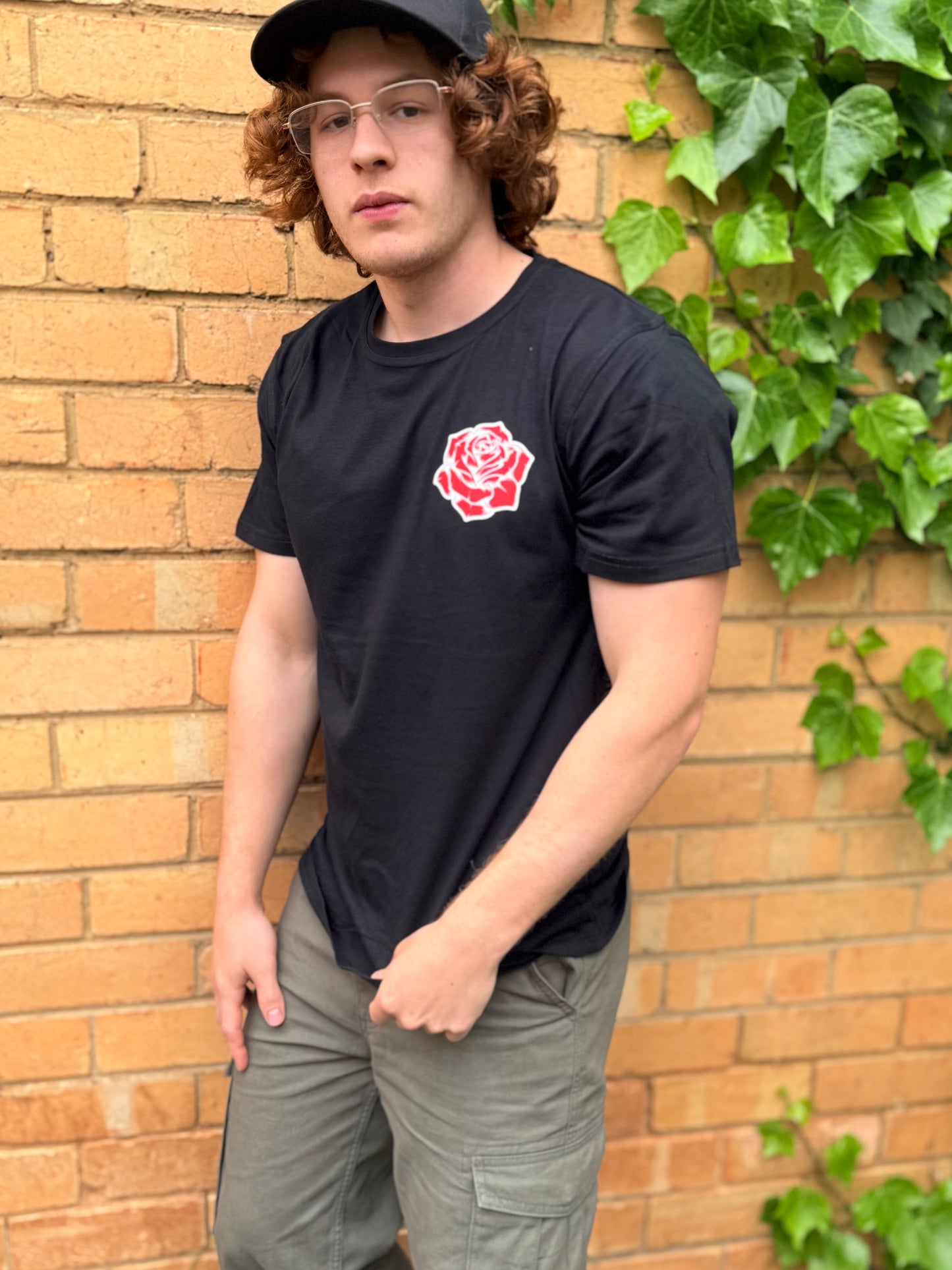 A Study in Red - Rose Logo Tee