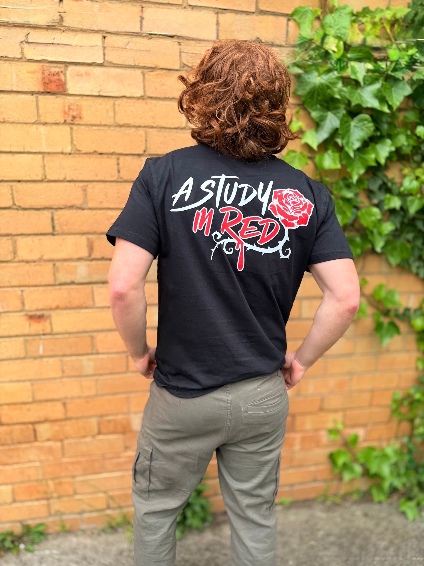 A Study in Red - Rose Logo Tee