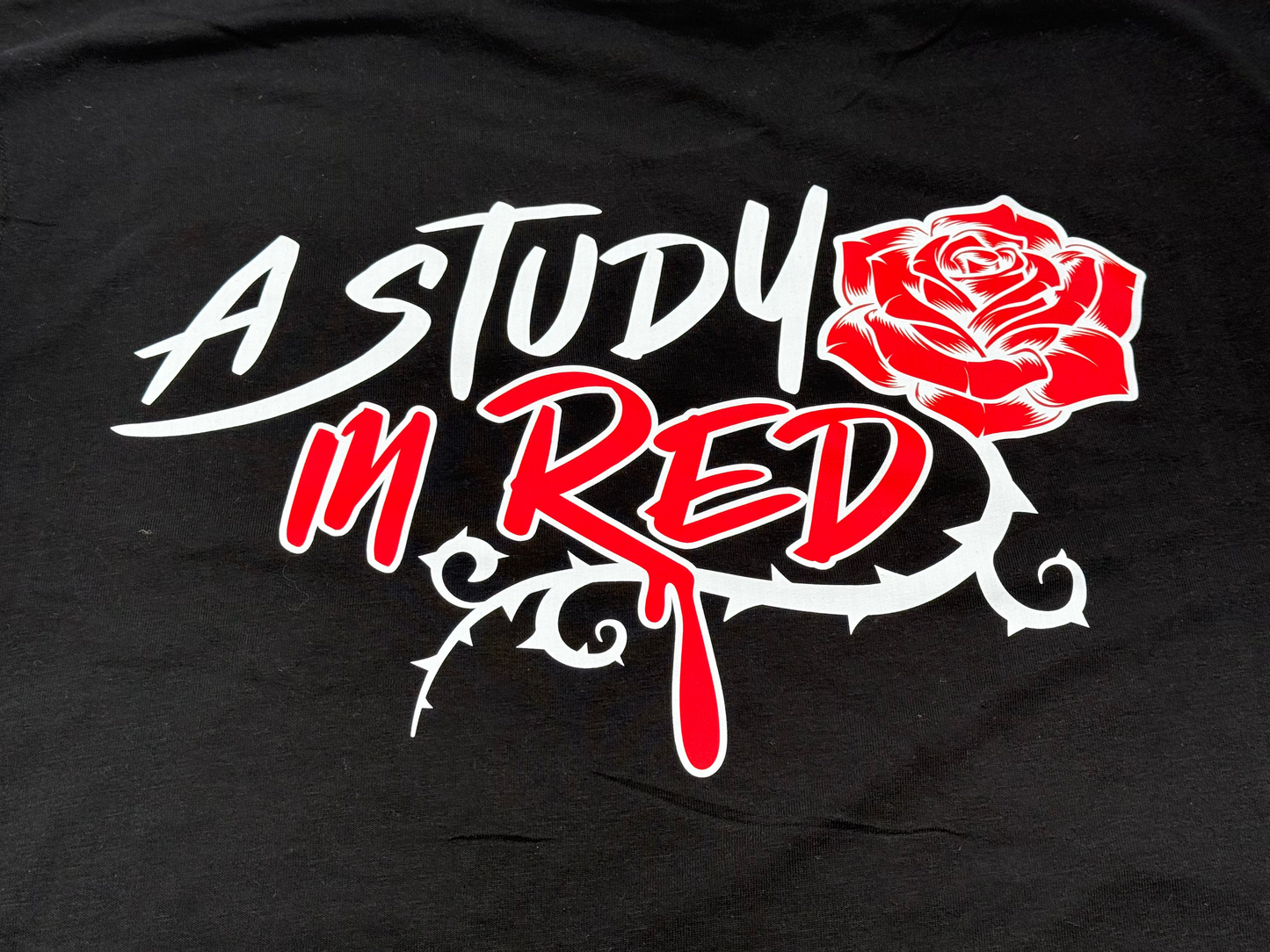 A Study in Red - Rose Logo Tee